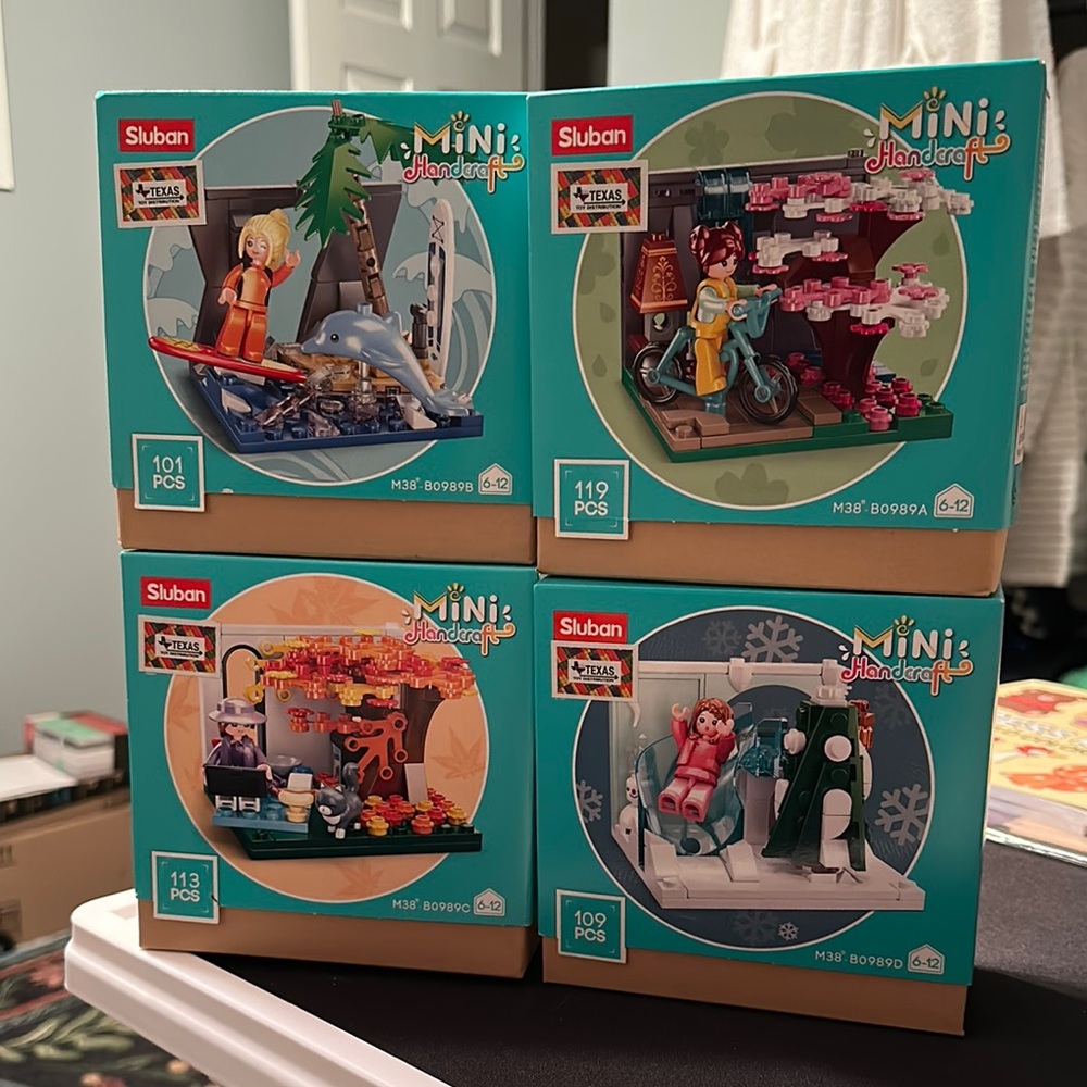 Mini Handcraft Building Blocks Set - Multicolor